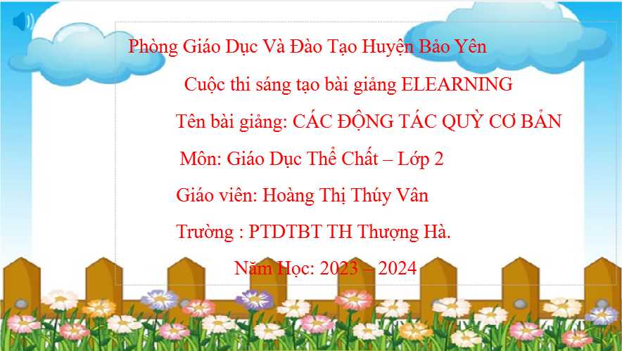 Bài học: Các Động Tác Qùy Cơ Bản