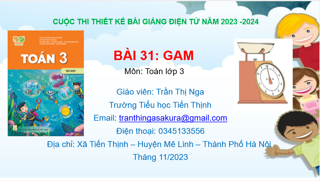 Bài 31: Gam