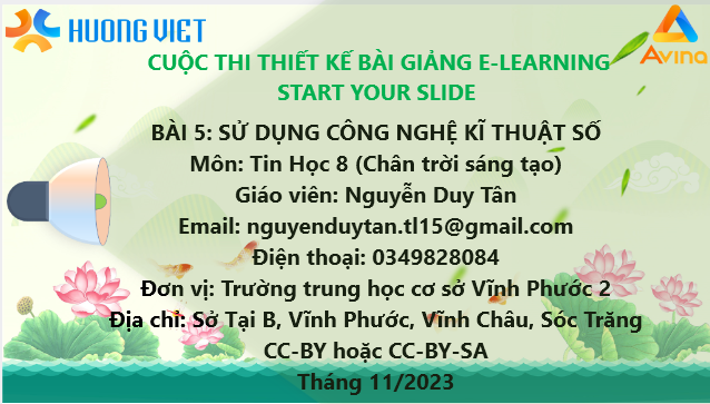 Bài 5: Sử dụng công nghệ kỹ thuật số