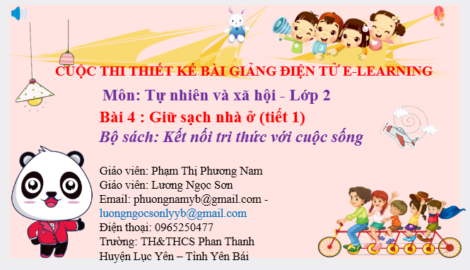 Bài 4: Giữ sạch nhà ở 