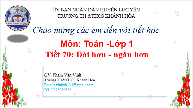 Tiết 70: Dài hơn _ ngắn hơn